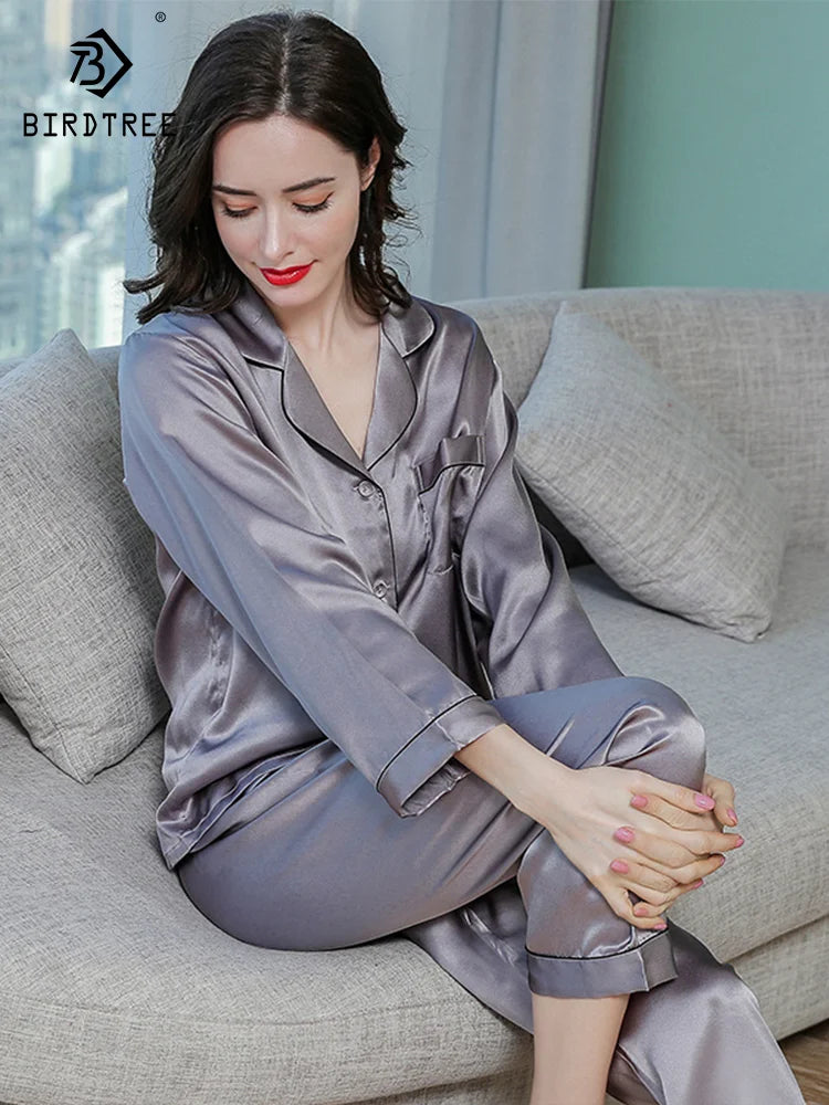 100% Silk Pyjamas Set