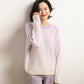 100% Cashmere Knit Round Neck