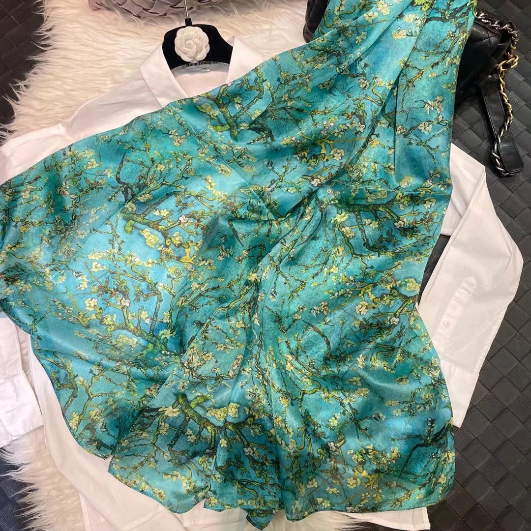 Mulberry silk scarf