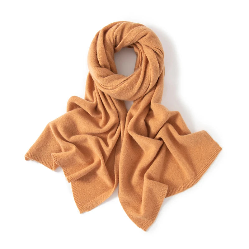 100% Cashmere Knitted Scarf