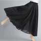 Cotton Linen Women Skirts Maxi Elegant