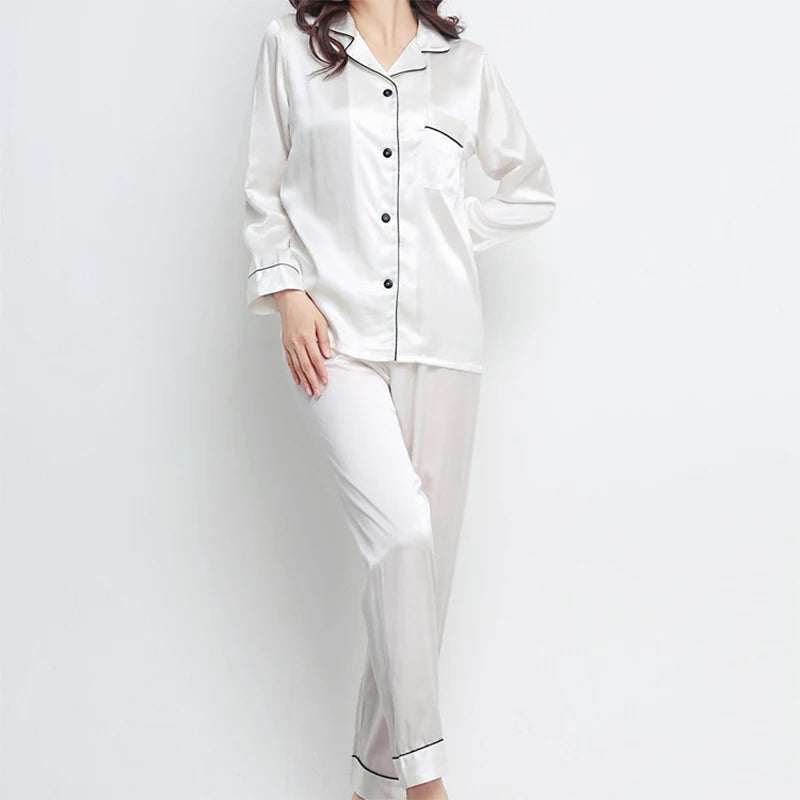 100% Mulberry Silk Pyjama Set