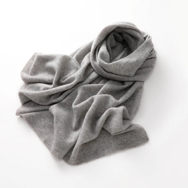 100% Cashmere Knitted Scarf