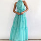 Elegant Women's Evening Green Dress Y2k 2024 Summer Waist Wrap Gentle Maxi Dress Robe Fashionova Outfits For Women Vestido Mujer