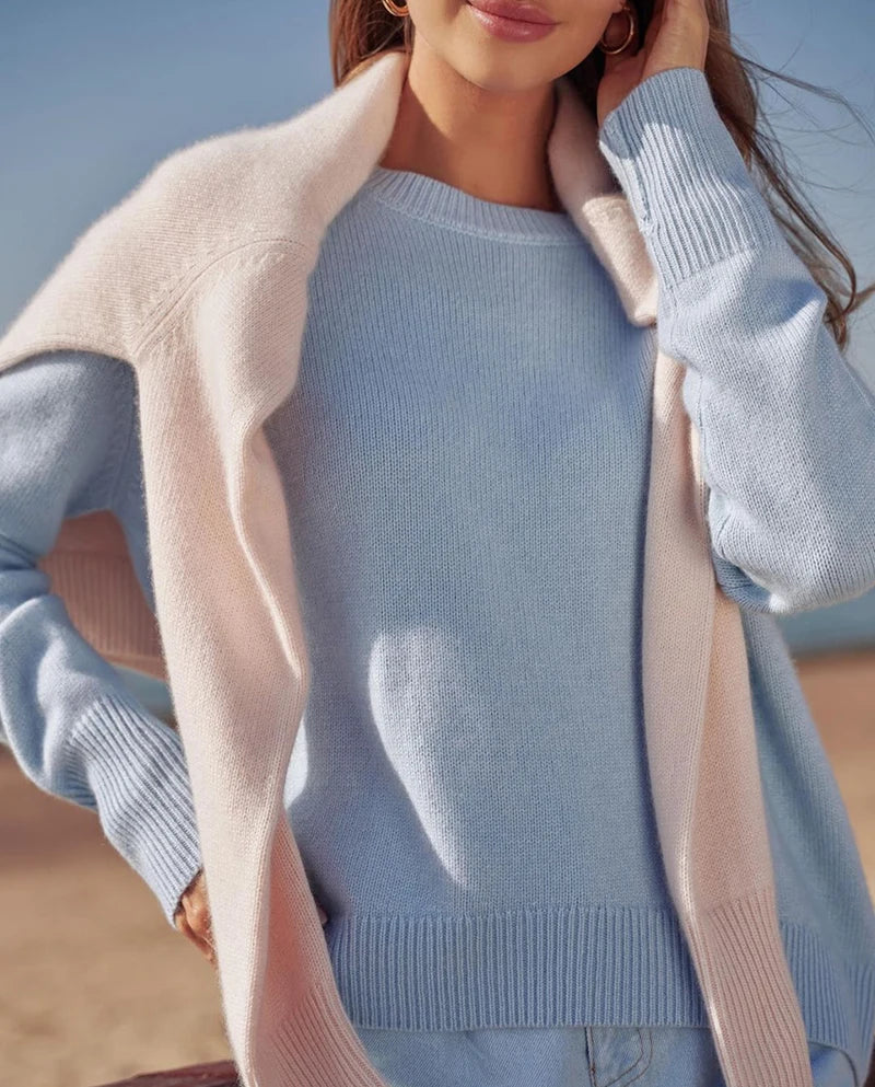 Oversized Knitted Cashmere Pullover