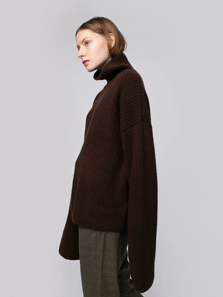 Oversized cashmere sweater