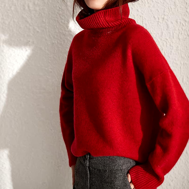 Minimalist cashmere jumper