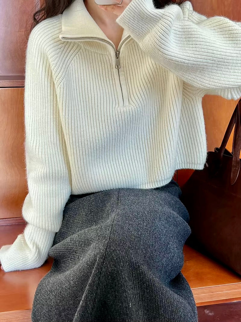 Cashmere turtleneck jumper