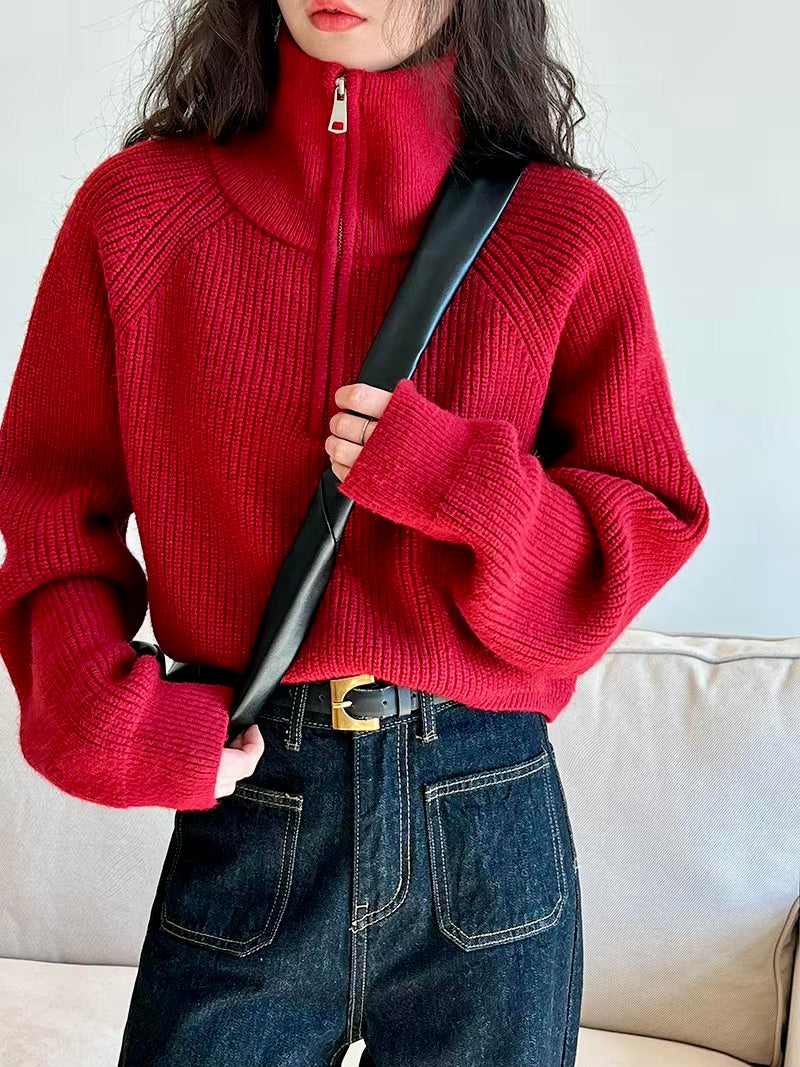 Cashmere turtleneck jumper