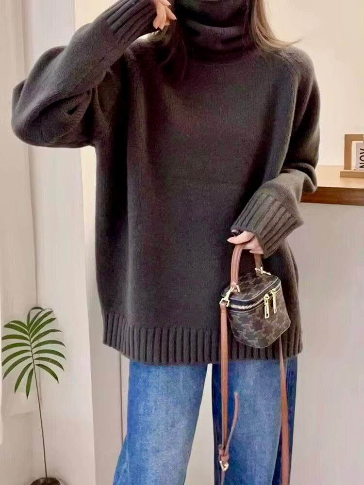 Merino wool oversized jumper