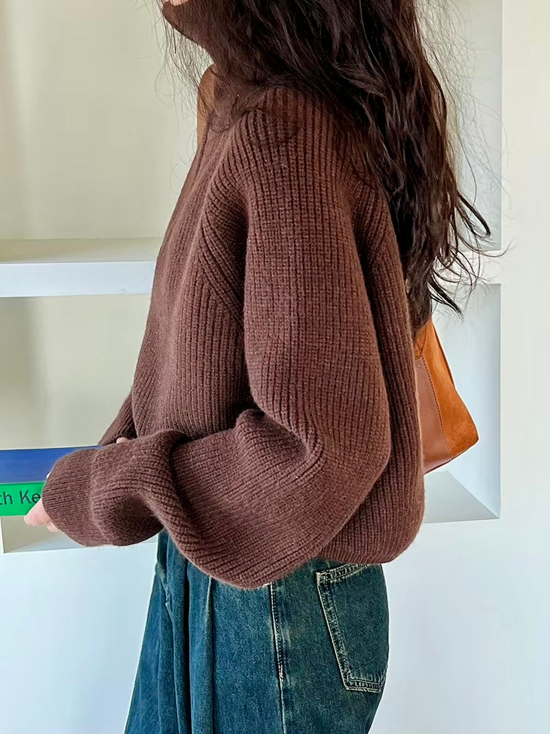 Cashmere turtleneck jumper