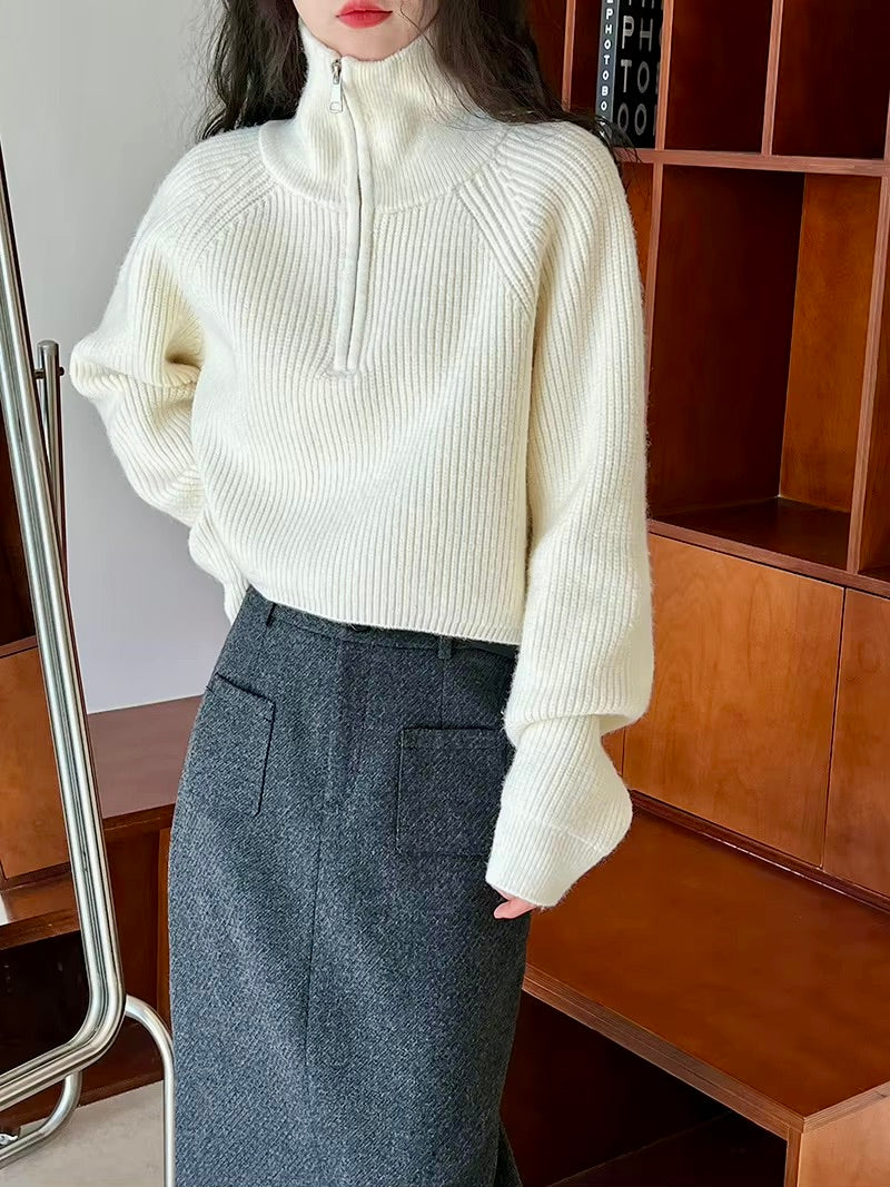 Cashmere turtleneck jumper