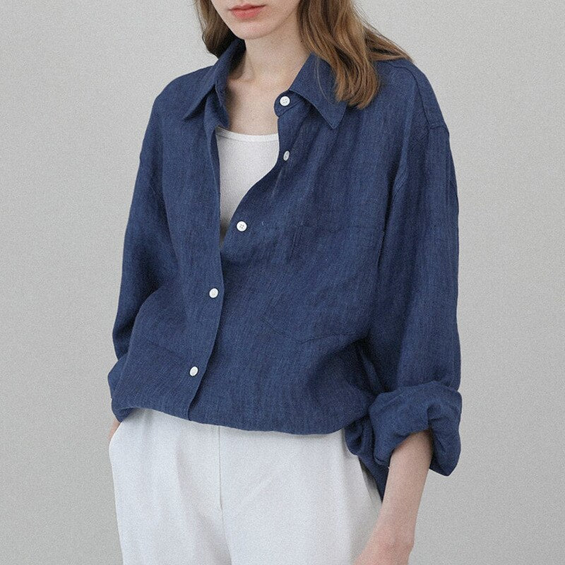 Casual 100% Linen Shirt