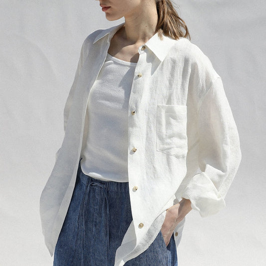 Casual 100% Linen Shirt