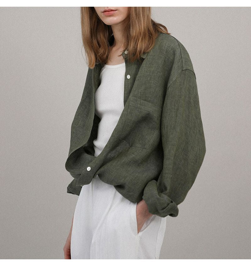 Casual 100% Linen Shirt