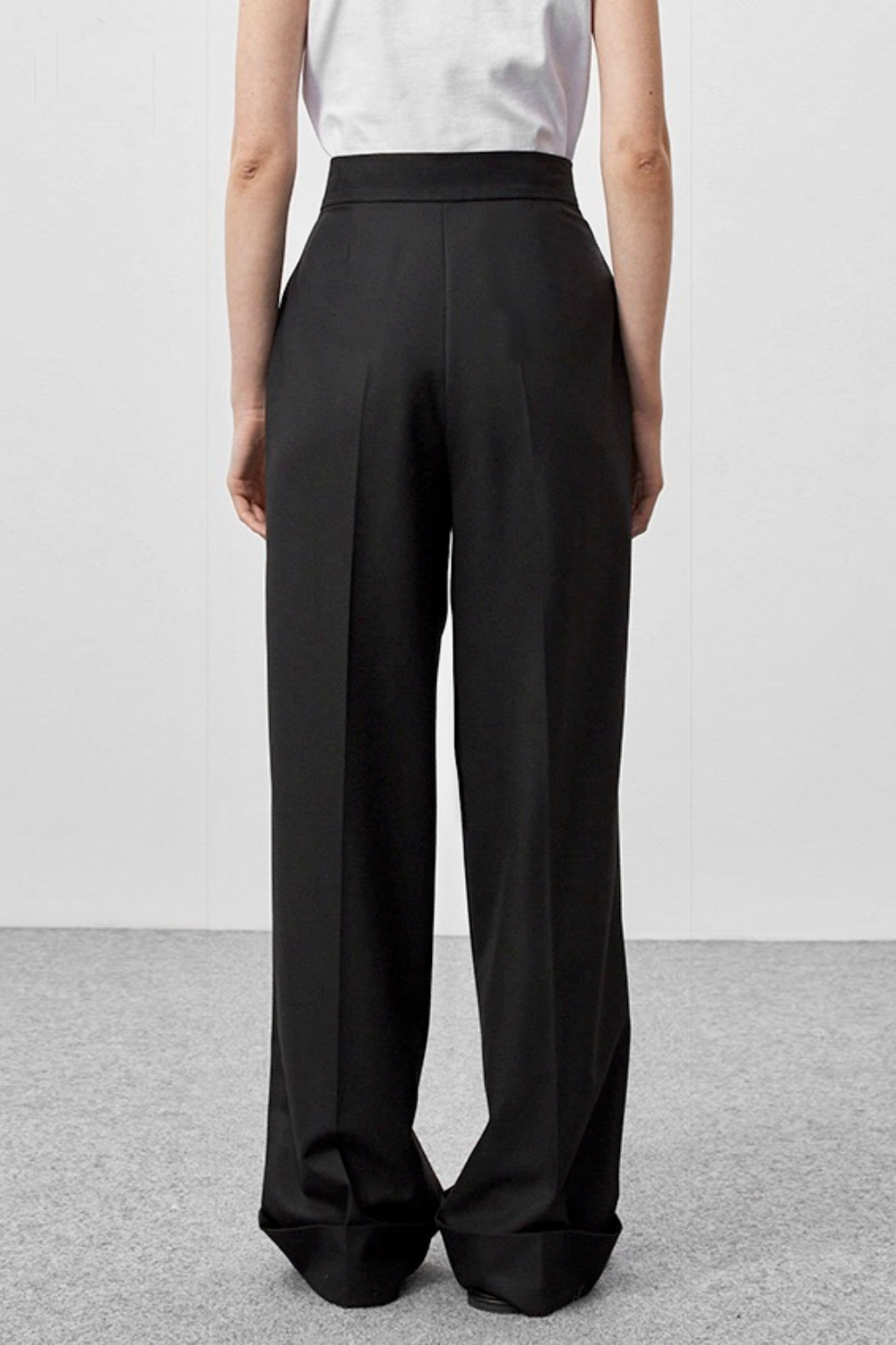 High waist office trousers