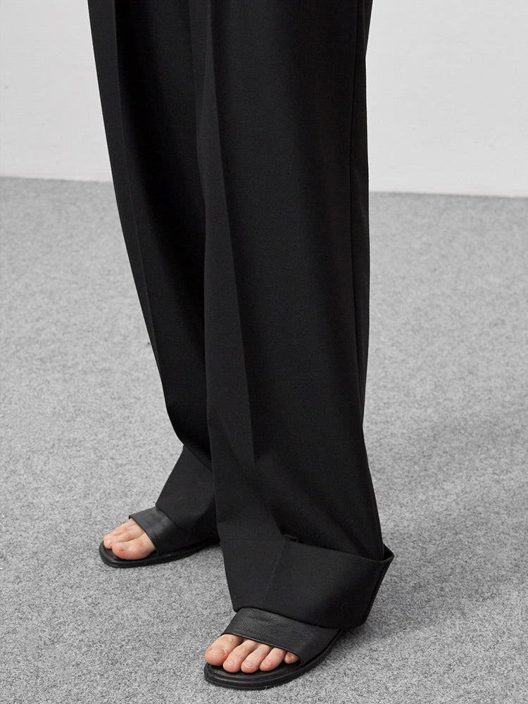 High waist office trousers